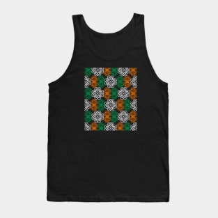 Pattern Irish shamrock Tank Top